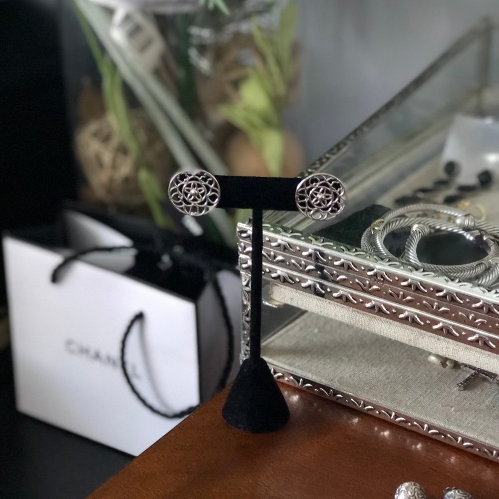 TOUS Sterling Silver Earrings with Post "Dreams"